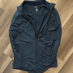 Navy Zip-Up Active Jacket